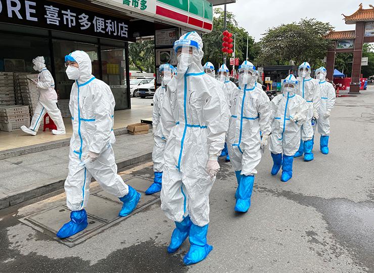 集团党员助力广州疫情封控区，，，筑牢抗疫“长城”