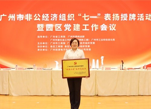 标杆引领，声誉升级！！！集团党支部荣膺广州市非公有制经济组织“双强六好”标